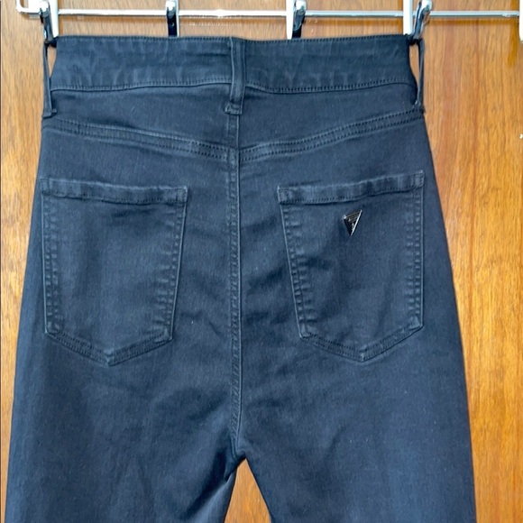 Guess Black High Rise Jeans with Tapered Leg - Picture 6 of 8